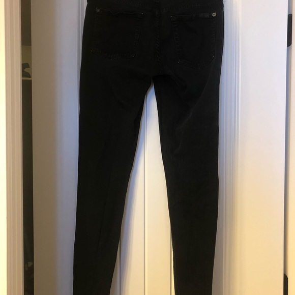 7 for all mankind Black Skinny Jeans - Picture 3 of 5